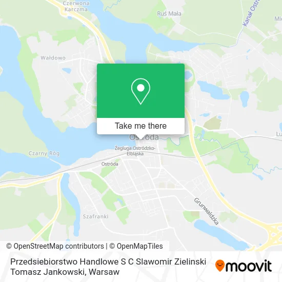 Карта Przedsiebiorstwo Handlowe S C Slawomir Zielinski Tomasz Jankowski