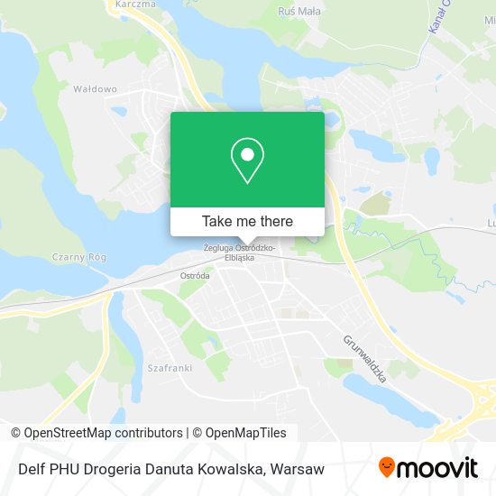 Delf PHU Drogeria Danuta Kowalska map