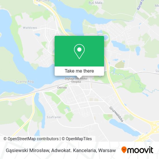 Gąsiewski Mirosław, Adwokat. Kancelaria map