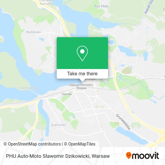 PHU Auto-Moto Sławomir Dzikowicki map