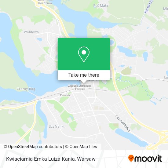 Kwiaciarnia Emka Luiza Kania map