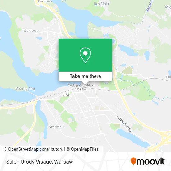 Карта Salon Urody Visage