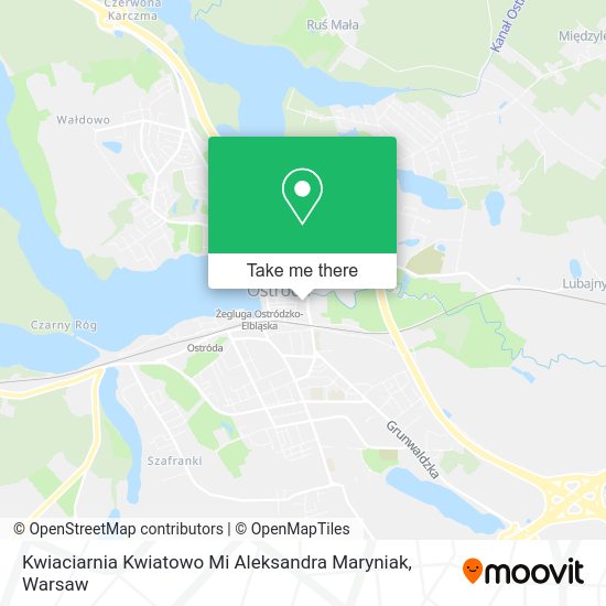 Kwiaciarnia Kwiatowo Mi Aleksandra Maryniak map