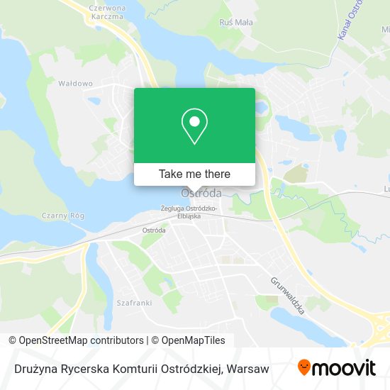 Drużyna Rycerska Komturii Ostródzkiej map