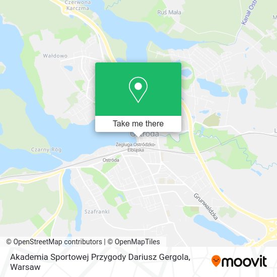 Карта Akademia Sportowej Przygody Dariusz Gergola