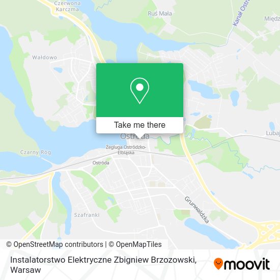 Карта Instalatorstwo Elektryczne Zbigniew Brzozowski