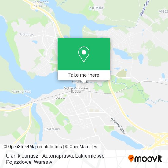 Ulanik Janusz - Autonaprawa, Lakiernictwo Pojazdowe map