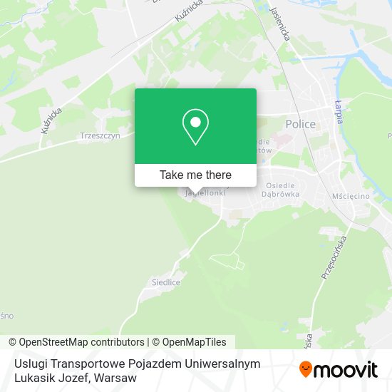 Карта Uslugi Transportowe Pojazdem Uniwersalnym Lukasik Jozef