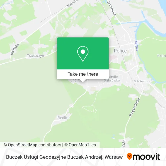 Карта Buczek Usługi Geodezyjne Buczek Andrzej