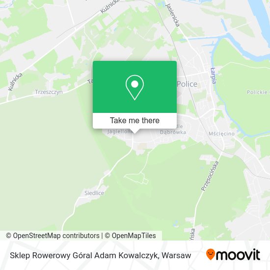 Sklep Rowerowy Góral Adam Kowalczyk map