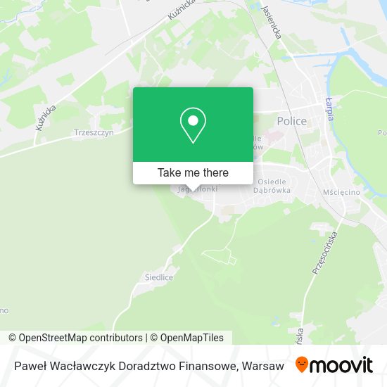 Paweł Wacławczyk Doradztwo Finansowe map