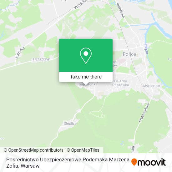 Posrednictwo Ubezpieczeniowe Podemska Marzena Zofia map