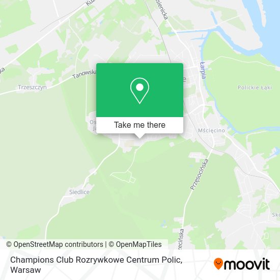 Champions Club Rozrywkowe Centrum Polic map