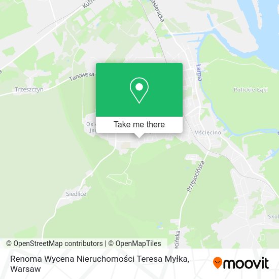 Renoma Wycena Nieruchomości Teresa Myłka map