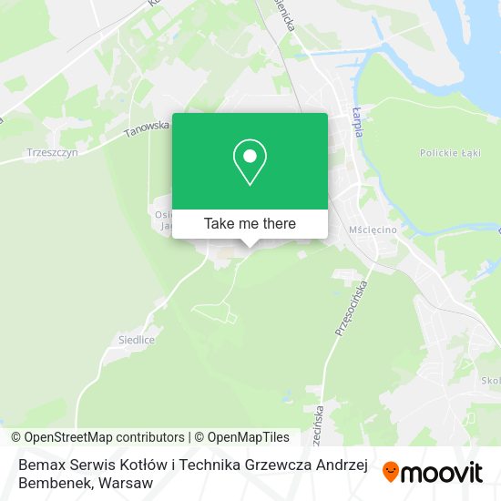 Bemax Serwis Kotłów i Technika Grzewcza Andrzej Bembenek map