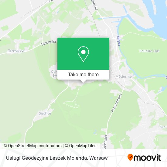 Usługi Geodezyjne Leszek Molenda map