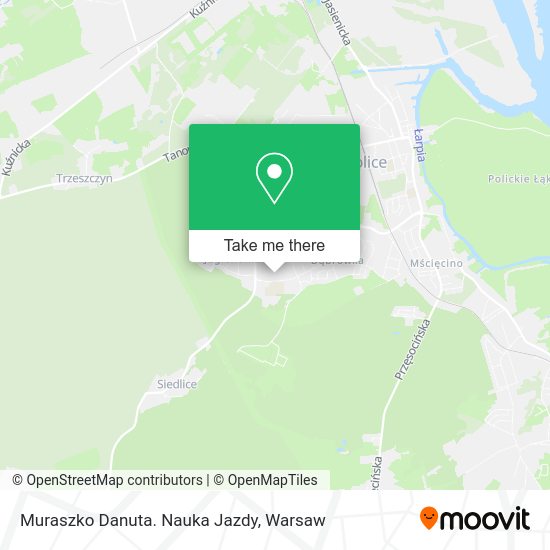 Muraszko Danuta. Nauka Jazdy map