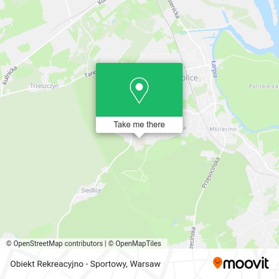 Obiekt Rekreacyjno - Sportowy map