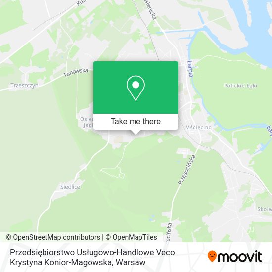 Przedsiębiorstwo Usługowo-Handlowe Veco Krystyna Konior-Magowska map