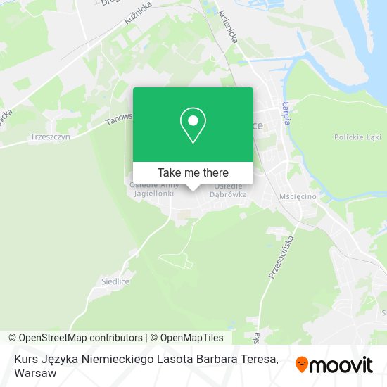 Kurs Języka Niemieckiego Lasota Barbara Teresa map