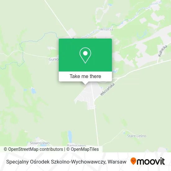 Карта Specjalny Ośrodek Szkolno-Wychowawczy