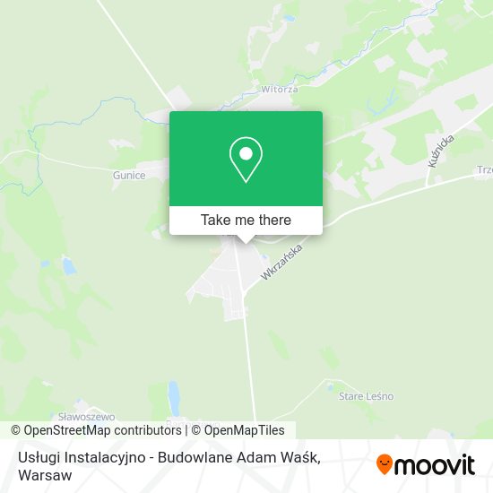 Usługi Instalacyjno - Budowlane Adam Waśk map