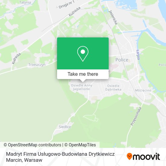 Madryt Firma Usługowo-Budowlana Drytkiewicz Marcin map