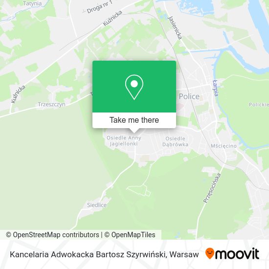 Kancelaria Adwokacka Bartosz Szyrwiński map