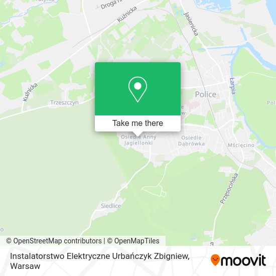 Карта Instalatorstwo Elektryczne Urbańczyk Zbigniew