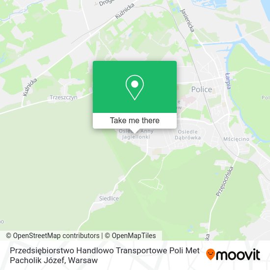 Przedsiębiorstwo Handlowo Transportowe Poli Met Pacholik Józef map