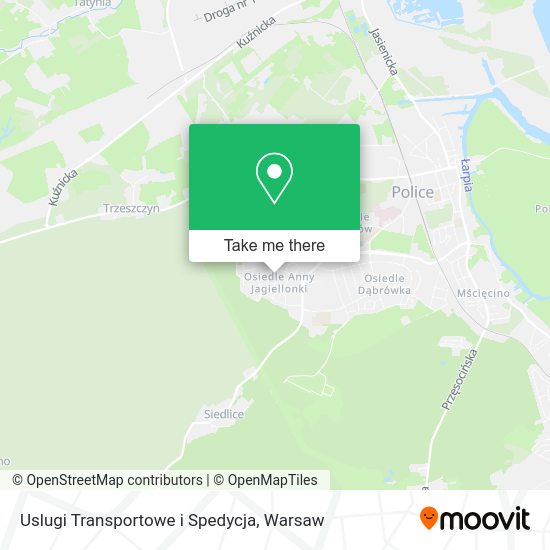 Uslugi Transportowe i Spedycja map