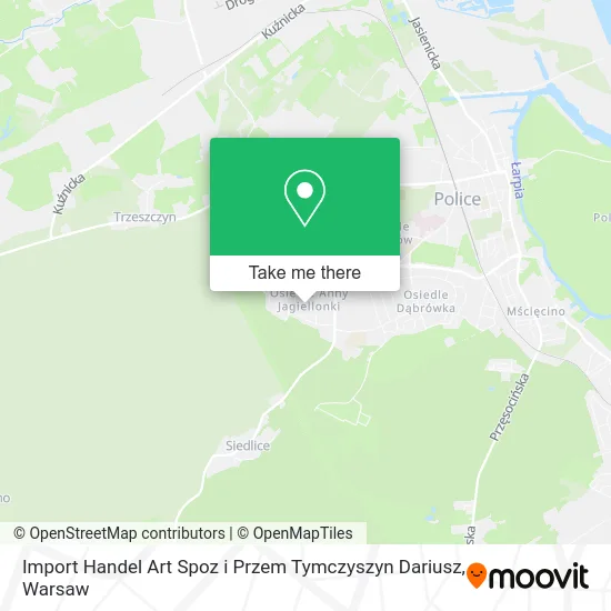 Карта Import Handel Art Spoz i Przem Tymczyszyn Dariusz