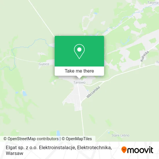 Карта Elgat sp. z o.o. Elektroinstalacje, Elektrotechnika