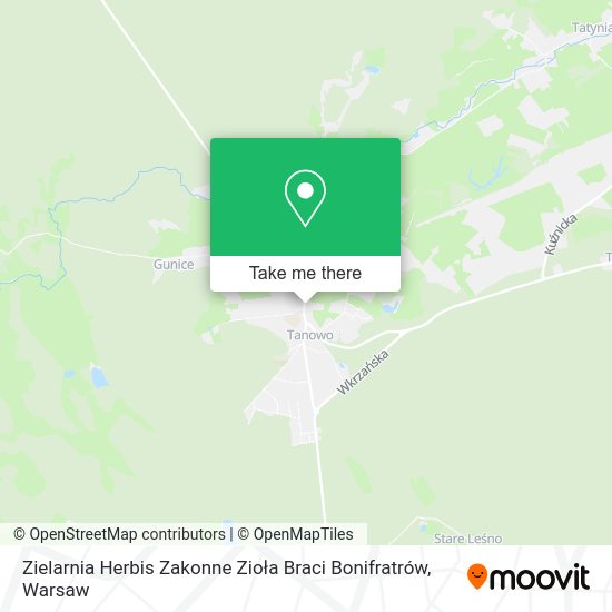 Zielarnia Herbis Zakonne Zioła Braci Bonifratrów map