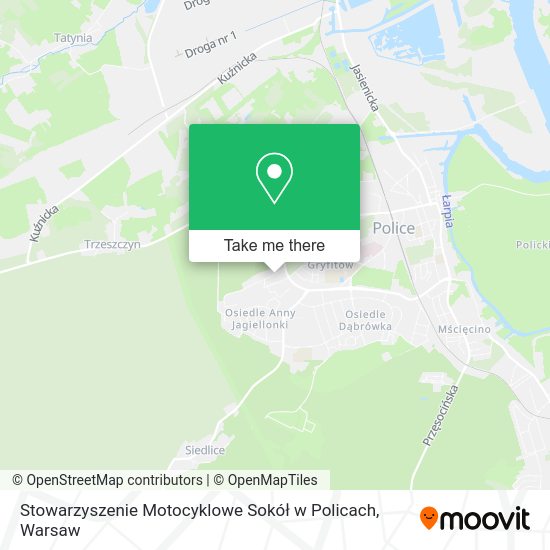 Stowarzyszenie Motocyklowe Sokół w Policach map