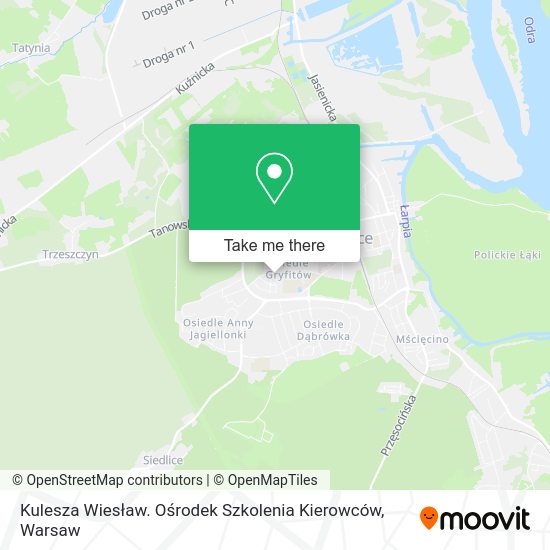 Kulesza Wiesław. Ośrodek Szkolenia Kierowców map