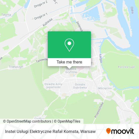 Instel Usługi Elektryczne Rafał Komsta map