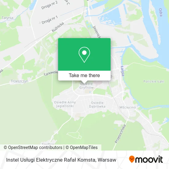 Карта Instel Usługi Elektryczne Rafał Komsta