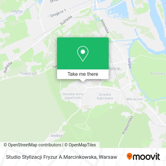 Studio Stylizacji Fryzur A.Marcinkowska map