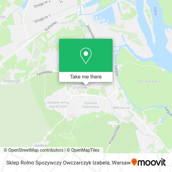 Sklep Rolno Spozywczy Owczarczyk Izabela map