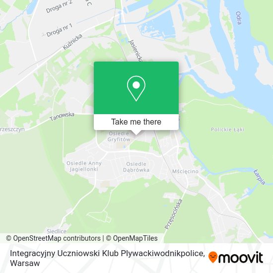 Integracyjny Uczniowski Klub Plywackiwodnikpolice map