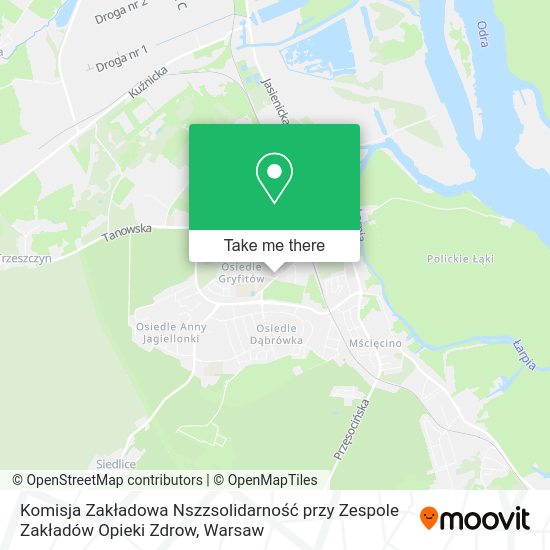 Komisja Zakładowa Nszzsolidarność przy Zespole Zakładów Opieki Zdrow map