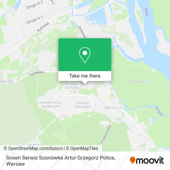 Sosen Serwis Sosnówka Artur Grzegorz Police map