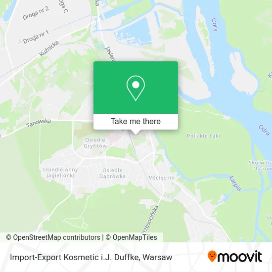 Карта Import-Export Kosmetic i.J. Duffke