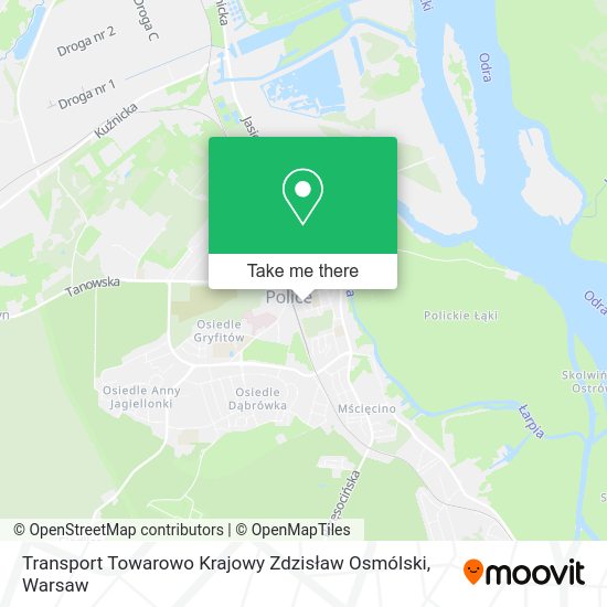 Transport Towarowo Krajowy Zdzisław Osmólski map