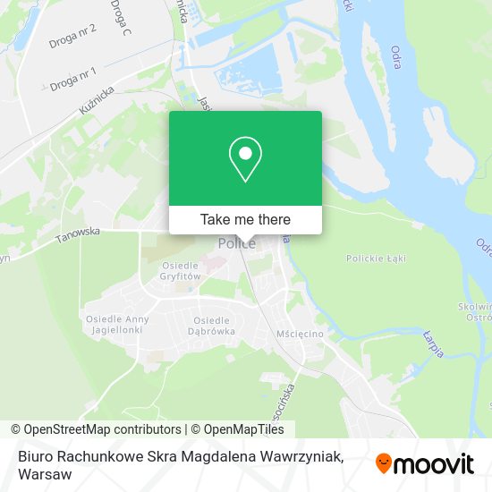 Biuro Rachunkowe Skra Magdalena Wawrzyniak map