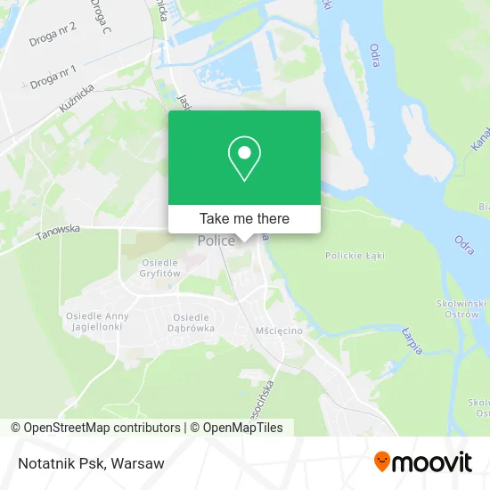 Карта Notatnik Psk