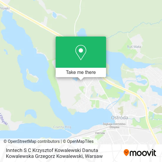 Карта Inntech S C Krzysztof Kowalewski Danuta Kowalewska Grzegorz Kowalewski