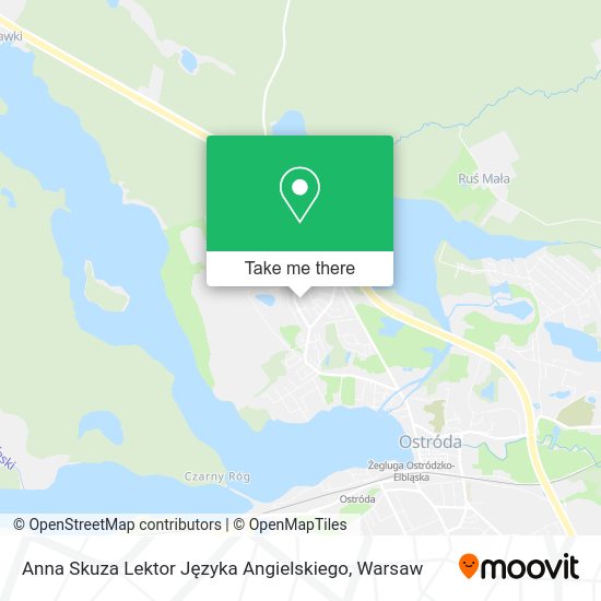 Anna Skuza Lektor Języka Angielskiego map