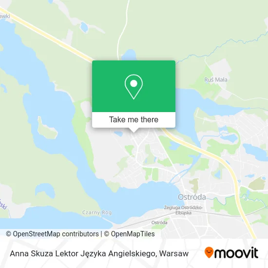 Карта Anna Skuza Lektor Języka Angielskiego